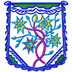 Flowers And Tree Embroidery Design 2 Flowers And Tree Embroidery Design 2